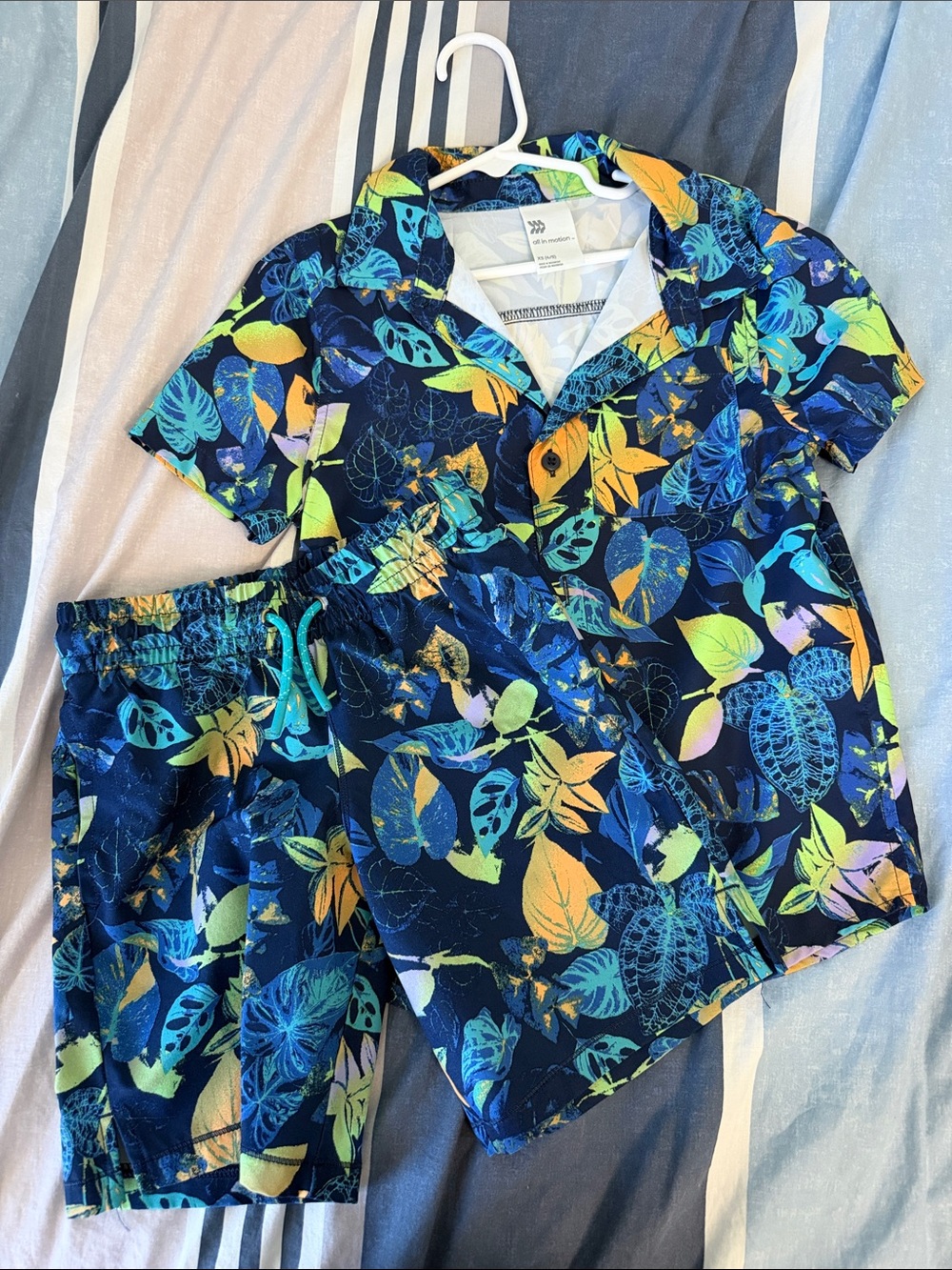 Children's Tropical Leaf Swim Set